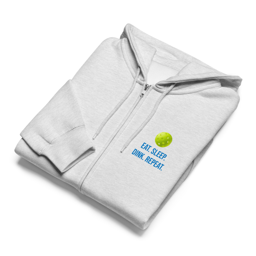 Eat. Sleep. Dink. Repeat. – Premium Full-Zip Hoodie