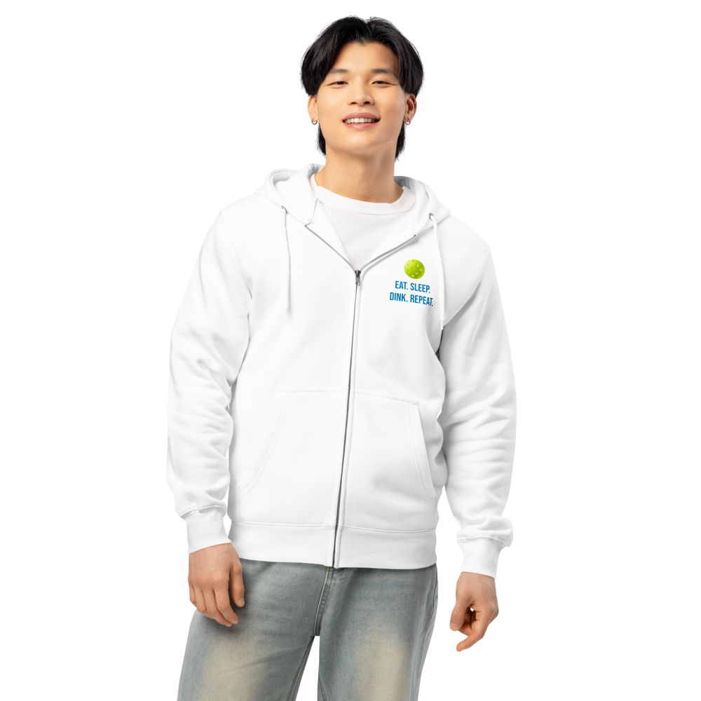 Eat. Sleep. Dink. Repeat. – Premium Full-Zip Hoodie