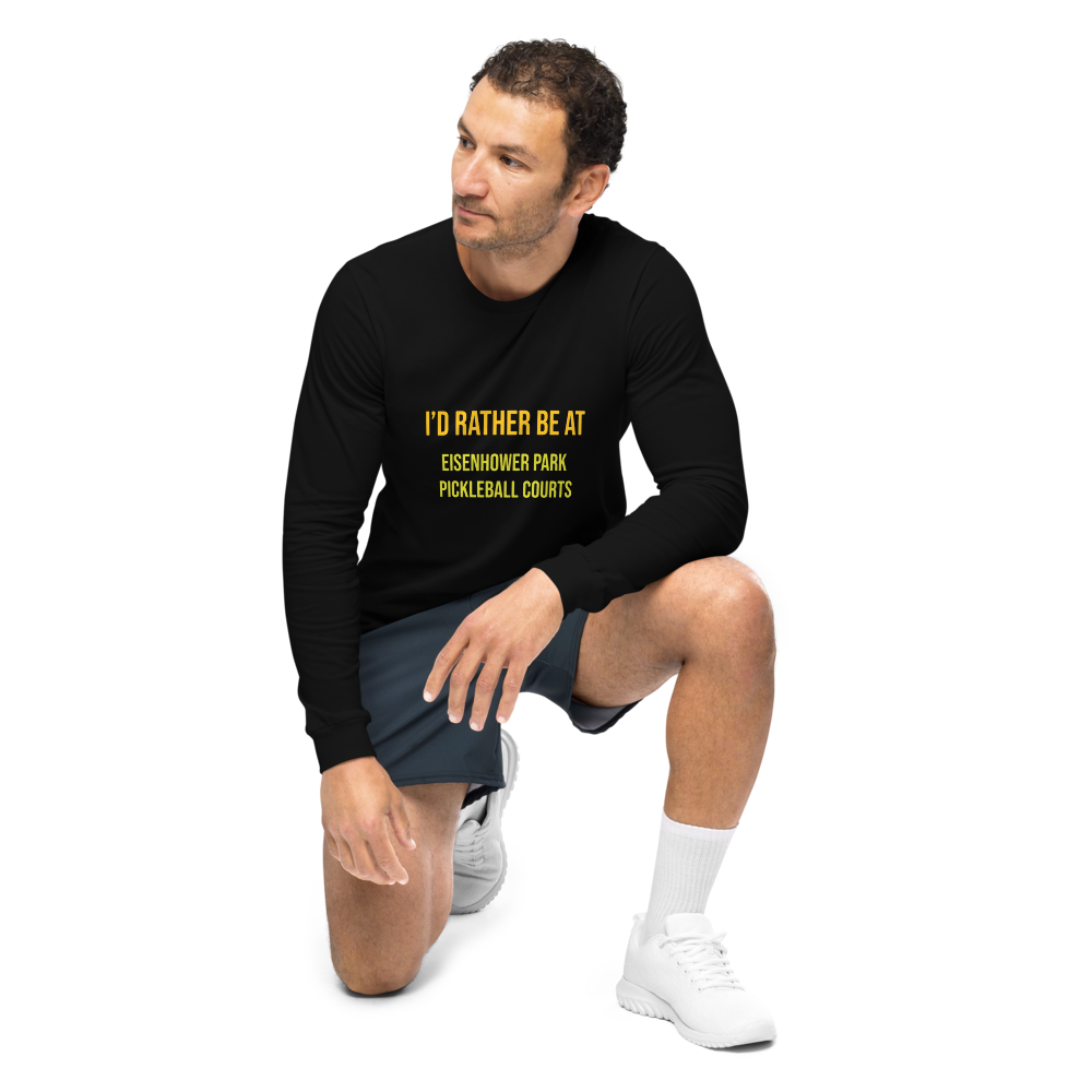 Eisenhower Park - Unisex Long Sleeve Black Tee