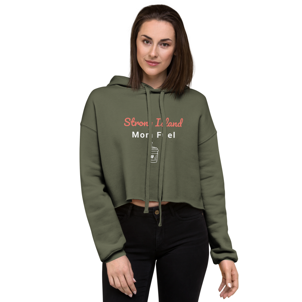 Strong Island Mom Fuel – Women’s Crop Hoodie