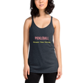Pickleball Cheaper Than Therapy – Women’s Racerback Tank (pnk/gld)